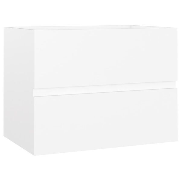 vidaXL Sink Cabinet White 60x38.5x45 cm Engineered Wood