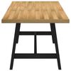 vidaXL Dining Table NOAIN A-Shaped Legs 180x90x75 cm Solid Wood Pine