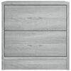 vidaXL Bedside Cabinet Grey Sonoma 40x30x40 cm Engineered Wood