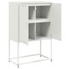 vidaXL Highboard White 68.5x38.5x107 cm Steel