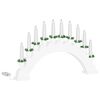 vidaXL Christmas Candle Arch with 10 LED Candles White 47 x 5 x 29 cm