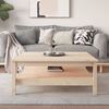 vidaXL Coffee Table 100x100x40 cm Solid Wood Pine