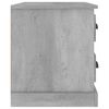 vidaXL Bedside Cabinet Concrete Grey 60x39x45 cm