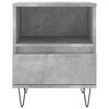 vidaXL Bedside Cabinets 2 pcs Concrete Grey 40x35x50 cm Engineered Wood