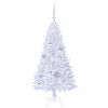 vidaXL Artificial Christmas Tree with Stand White 120 cm PVC and Steel