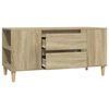 vidaXL TV Cabinet Sonoma Oak 102x44.5x50 cm Engineered Wood