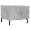 vidaXL Coffee Tables 2 pcs Concrete Grey 50x50x40 cm Engineered Wood