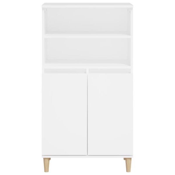 vidaXL Highboard White 60x36x110 cm Engineered Wood