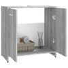 vidaXL Bathroom Cabinet Grey Sonoma 60x33x60 cm Engineered Wood