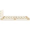 vidaXL Pallet Bed Frame without Mattress Solid Pine Wood 200x200 cm