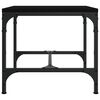 vidaXL Coffee Table Black 50x50x35 cm Engineered Wood