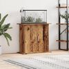 vidaXL Aquarium Stand Old Wood 81x36x73 cm Engineered Wood