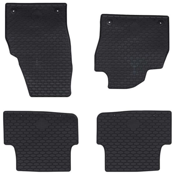 vidaXL Car Mat 4 pcs Black suitable for &Scaron;koda FABIA 2021- Rubber