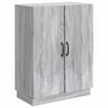 vidaXL Sideboard Grey Sonoma 66 x 34.5 x 87 cm Engineered Wood