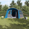 vidaXL Family Tent with Roof Blue and Grey 576 x 325 x 213 cm