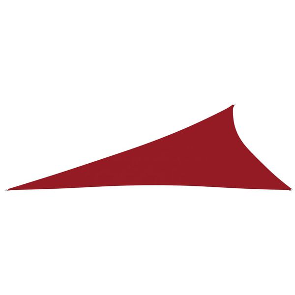vidaXL Sunshade Sail Oxford Fabric Triangular 4x5x6.4 m Red