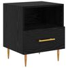 vidaXL Bedside Table 2 pcs Black 40 x 35 x 47.5 cm Engineered Wood