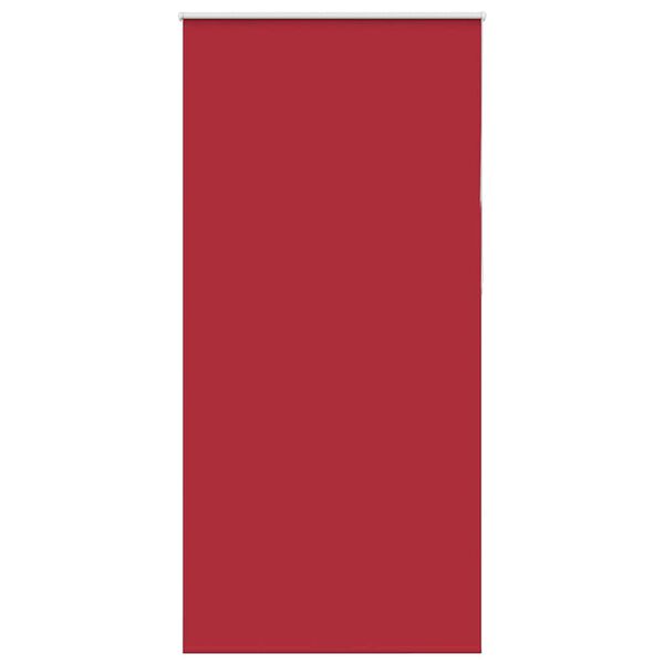 vidaXL Roller Blind Blackout Red 95x230 cm Fabric Width 90.7 cm Polyester