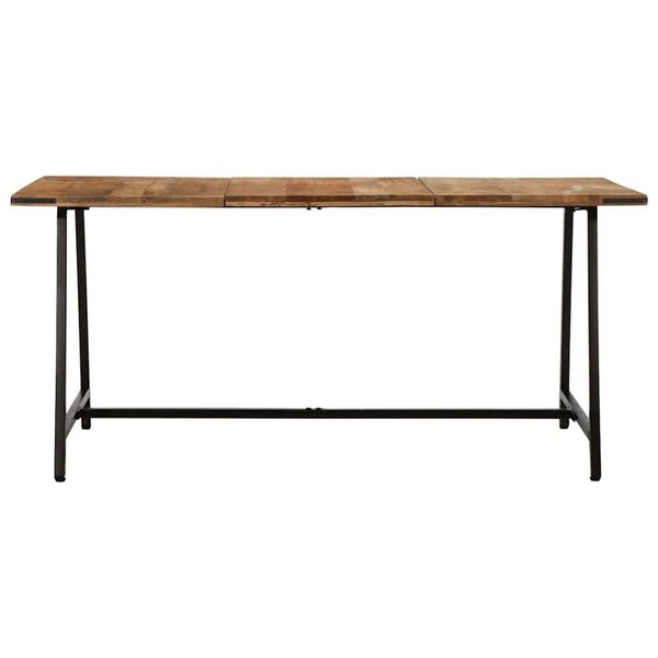 vidaXL Dining Table 160x80x75 cm Solid Wood Mango