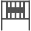 vidaXL Headboard Grey 81x4x100 cm Solid Wood Pine