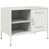 vidaXL TV Cabinets 2 pcs White 68x39x50.5 cm Steel