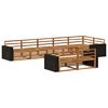 vidaXL Outdoor Sofa Set 8 pcs Natural