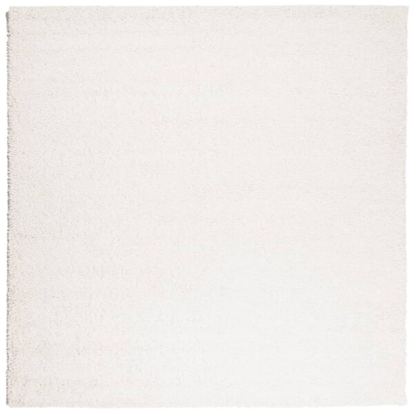 vidaXL Shaggy Rug PAMPLONA High Pile Modern Cream 120x120 cm