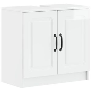 vidaXL Bathroom Sink Cabinet UTRECHT High Gloss White