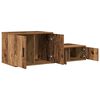 vidaXL Storage Cabinet 2 pcs Old Wood 127 x 41 x 40 cm Engineered Wood