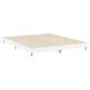 vidaXL Bed Frame without Mattress High Gloss White 200x200 cm