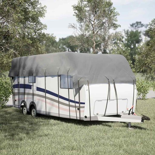 vidaXL Caravan Roof Cover Grey 800x300 cm Non-woven Fabric