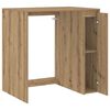 vidaXL Wash Machine Cabinet with Storage Artisan Oak 87 x 60 x 89 cm