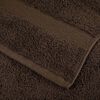vidaXL Washcloths SOLUND Brown Cotton