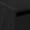 vidaXL Shoe Cabinet Black Oak 80 x 21 x 125.5 cm Engineered Wood