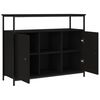 vidaXL Sideboard Black 100x35x80 cm Engineered Wood