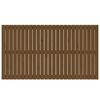 vidaXL Wall Headboard Honey Brown 159.5x3x90 cm Solid Wood Pine