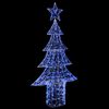 vidaXL Christmas Tree with 240 LEDs Blue 180 cm Acrylic