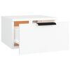 vidaXL Wall-mounted Bedside Cabinet White 34x30x20 cm