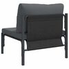 vidaXL Outdoor Furniture with Cushion Anthracite 80 x 80 x 71 cm Steel