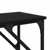 vidaXL Console Table Black Oak 180 x 30 x 75 cm Engineered Wood