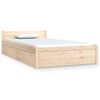 vidaXL Bed Frame without Mattress with Drawers 90x200 cm