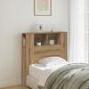 vidaXL Headboard Cabinet Artisan Oak 100x18.5x102.5 cm Engineered Wood