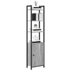 vidaXL Book Cabinet Grey Sonoma 40 x 24 x 161 cm Engineered Wood