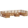 vidaXL Sofa Sets Natural Solid Acacia Wood