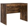 vidaXL Desk with Drawer 2 pcs Smoked Oak