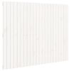 vidaXL Wall Headboard White 140x3x110 cm Solid Wood Pine