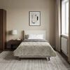vidaXL Summer Duvet Quilted Light grey 140 x 220 cm