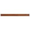 vidaXL Window Sill Brown wood 120 x 15 x 4.5 cm PVC