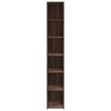 vidaXL Highboard Brown Oak 30x41x185 cm Engineered Wood