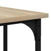 vidaXL Desk Sonoma Oak 139x139x75 cm Engineered Wood